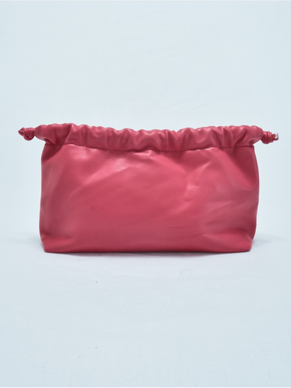Jules Kae Ruched Pink Cosmetic Bag